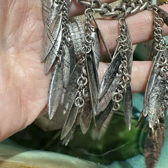 Tribal Fetish Necklace Silver Tone 18” - Picture 4 of 6